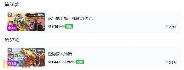 Steam今日史低游戏分享!7月14日史低佳作推荐