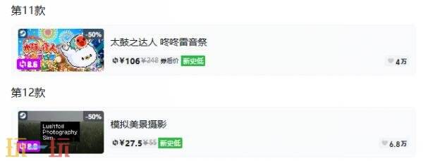 Steam今日史低游戏分享!7月14日史低佳作推荐