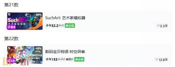 Steam今日史低游戏分享!7月14日史低佳作推荐