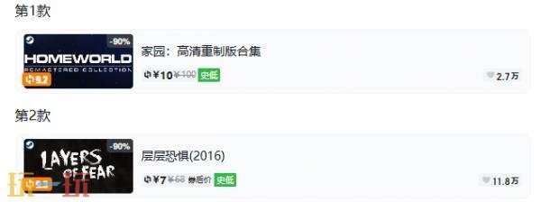 Steam今日史低游戏分享!7月14日史低佳作推荐