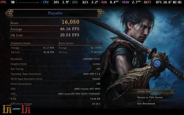 流畅体验！《鬼武者剑之道》Steam Deck基准测试出炉
