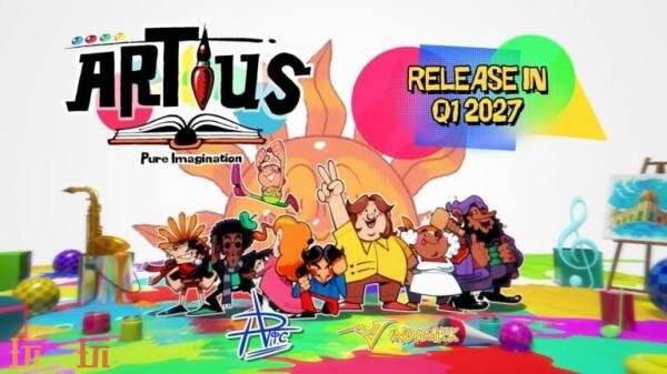 2D动作平台游戏《艺术狂飙 ARTIUS》将于2027年Q1推出