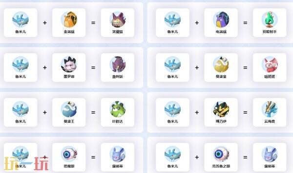 幻兽帕鲁鲁米儿配种公式 幻兽帕鲁鲁米儿繁殖公式