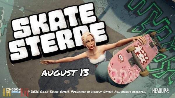 快节奏街机滑板游戏《Skatesterre》将于8月13日推出