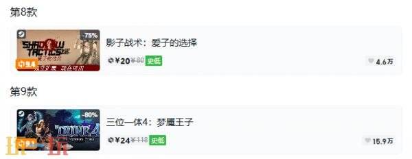 Steam今日史低游戏分享!7月21日史低佳作推荐