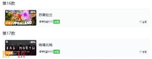 Steam今日史低游戏分享!7月21日史低佳作推荐