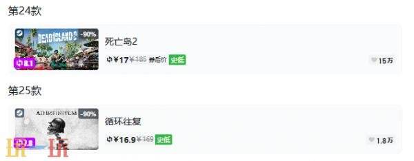 Steam今日史低游戏分享!7月21日史低佳作推荐