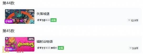 Steam今日史低游戏分享!7月21日史低佳作推荐