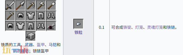 我的世界铁粒怎么获得 铁粒获取方式介绍