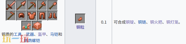 我的世界铜粒怎么获得 铜粒获取方式介绍