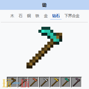 我的世界钻石锄是什么 我的世界MC钻石锄获取方式