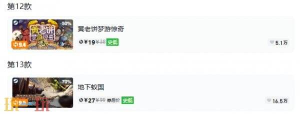 Steam今日史低游戏分享!7月22日史低佳作推荐