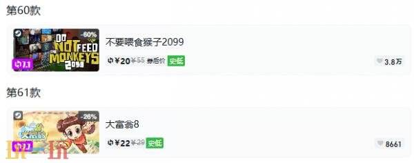 Steam今日史低游戏分享!7月22日史低佳作推荐