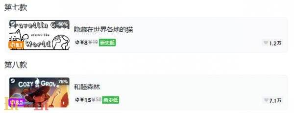 Steam今日史低游戏分享!7月22日史低佳作推荐
