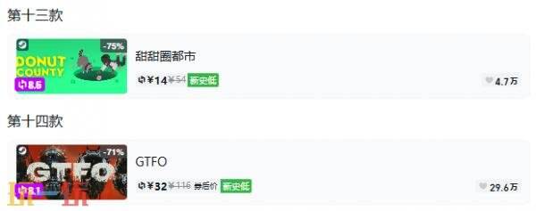 Steam今日史低游戏分享!7月22日史低佳作推荐