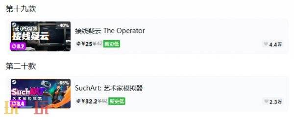 Steam今日史低游戏分享!7月22日史低佳作推荐