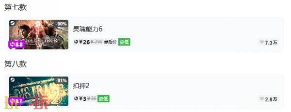 Steam今日史低游戏分享!7月22日史低佳作推荐