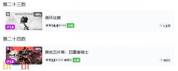 Steam今日史低游戏分享!7月22日史低佳作推荐