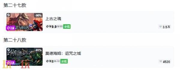 Steam今日史低游戏分享!7月22日史低佳作推荐