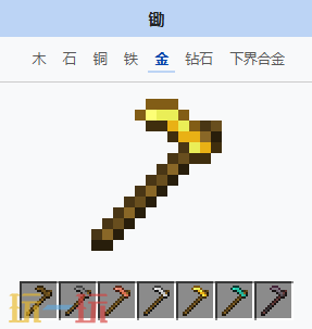 我的世界金锄介绍 我的世界MC金锄介绍大全