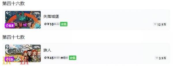 Steam今日史低游戏分享!7月23日史低佳作推荐