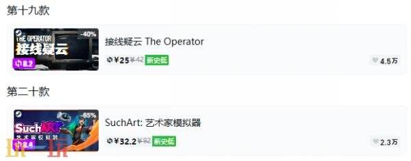 Steam今日史低游戏分享!7月23日史低佳作推荐