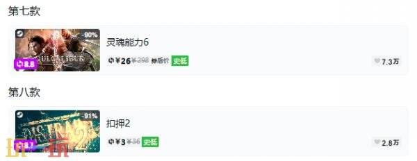 Steam今日史低游戏分享!7月23日史低佳作推荐