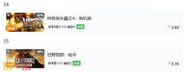 Steam今日史低游戏分享！7月24日史低佳作推荐