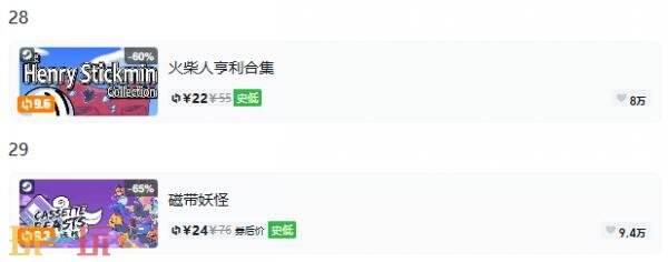 Steam今日史低游戏分享！7月24日史低佳作推荐