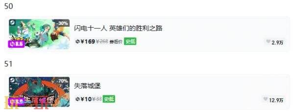 Steam今日史低游戏分享！7月24日史低佳作推荐