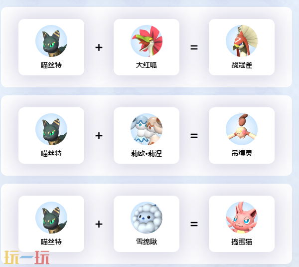 喵丝特繁殖公式 幻兽帕鲁喵丝特配种公式