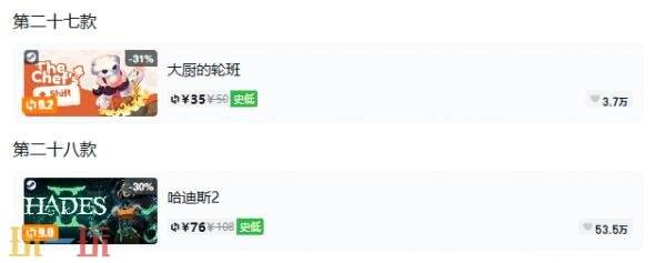 Steam今日史低游戏分享!7月27日史低佳作推荐