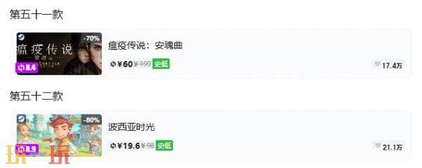 Steam今日史低游戏分享!7月27日史低佳作推荐