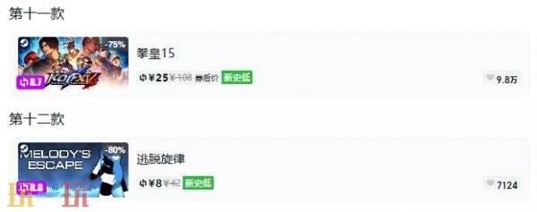 Steam今日史低游戏分享!7月27日史低佳作推荐