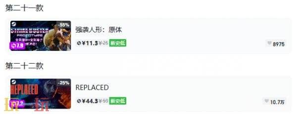 Steam今日史低游戏分享!7月27日史低佳作推荐