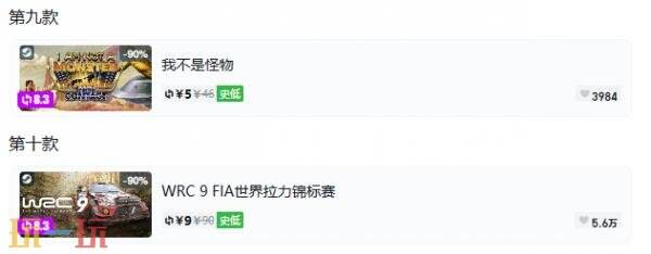 Steam今日史低游戏分享!7月27日史低佳作推荐