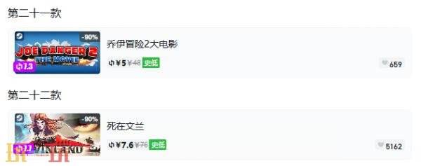 Steam今日史低游戏分享!7月27日史低佳作推荐