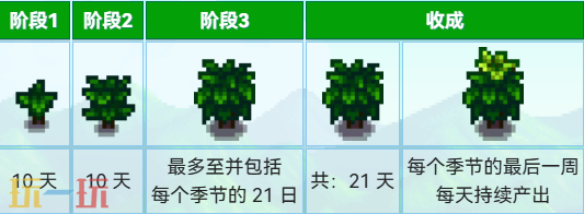星露谷物语茶叶 星露谷物语中文wiki