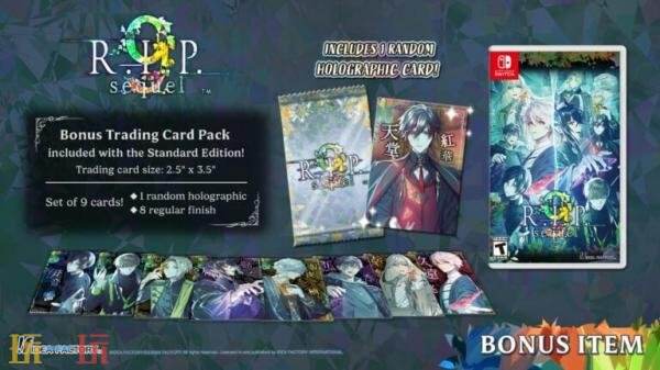 乙女向视觉小说续作《9 R.I.P.sequel》NS版10月27日推出