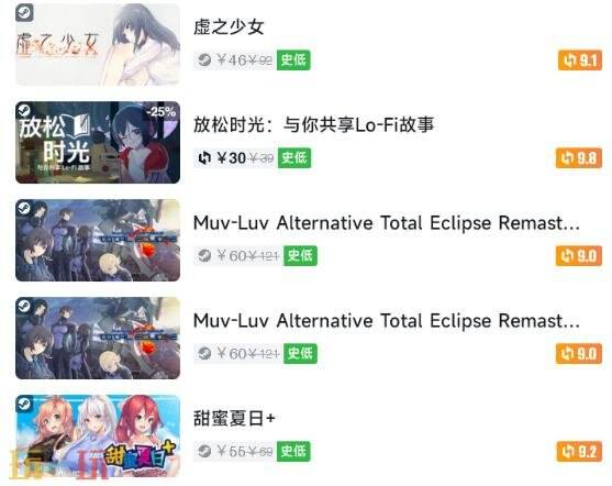 Steam今日史低游戏分享!7月30日史低佳作推荐