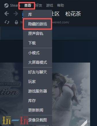 steam如何查看隐藏的游戏 steam隐藏的游戏查看方法