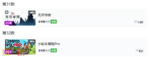 Steam今日史低游戏分享!8月4日史低佳作推荐
