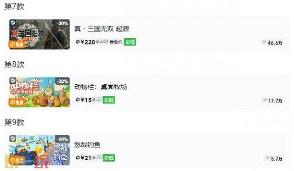Steam今日史低游戏分享！8月5日史低佳作推荐