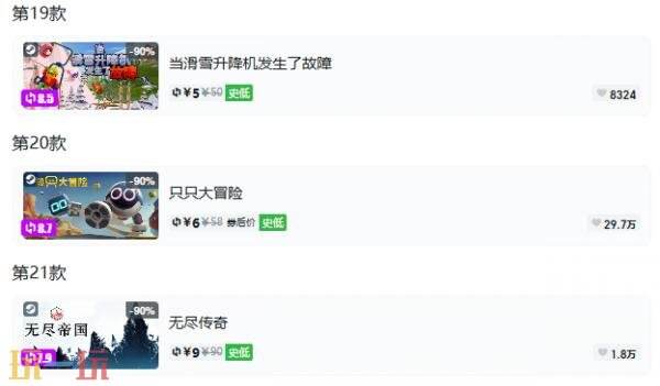 Steam今日史低游戏分享！8月5日史低佳作推荐