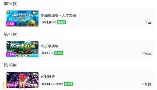 Steam今日史低游戏分享！8月6日史低佳作推荐
