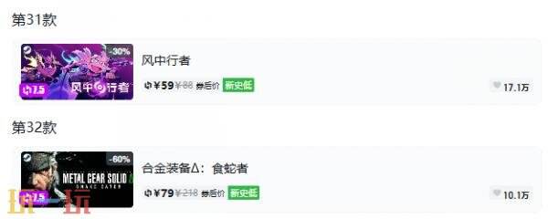 Steam今日史低游戏分享！8月6日史低佳作推荐