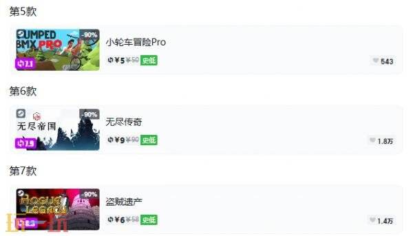 Steam今日史低游戏分享！8月11日史低佳作推荐