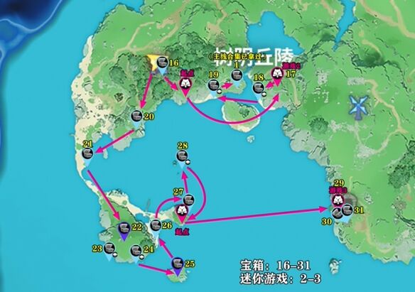 《龙之剑觉醒》宝箱全收集攻略(树阴丘陵区域)