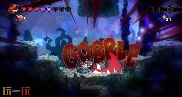 手绘2D平台冒险《GOBBLE》9月24日全平台发售