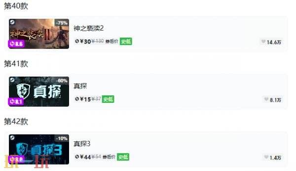 Steam今日史低游戏分享!8月12日史低佳作推荐